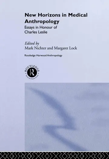 Cover of New Horizons in Medical Anthropology