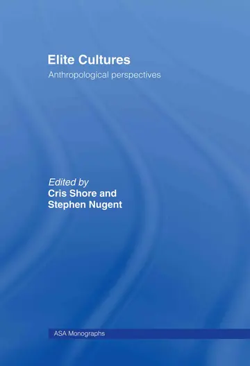 Cover of Elite Cultures