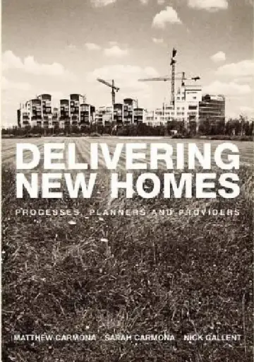 Cover of Delivering New Homes