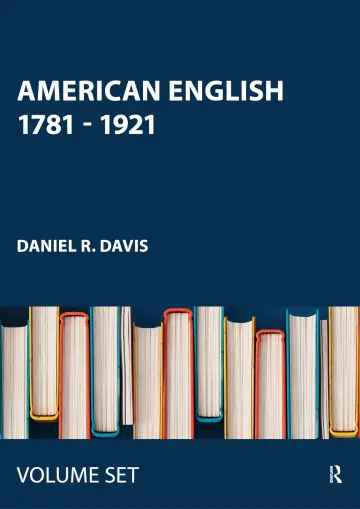 Cover of American English 1781 - 1921