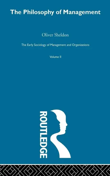 Cover of The Philosophy of Management