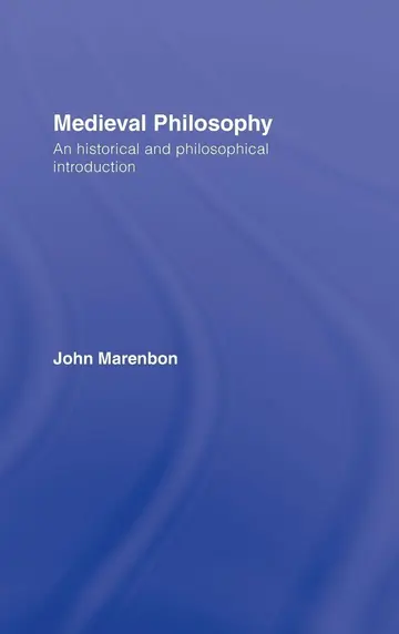 Cover of Medieval Philosophy