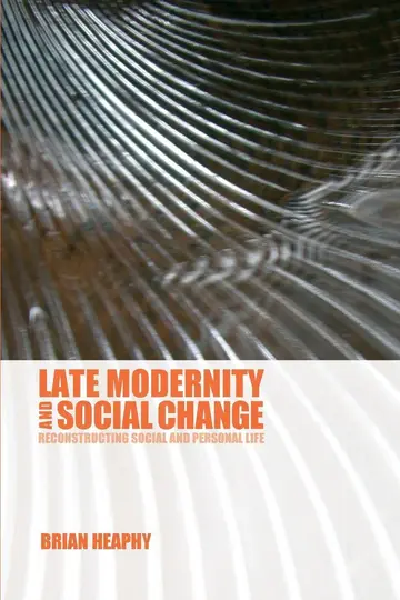 Cover of Late Modernity and Social Change