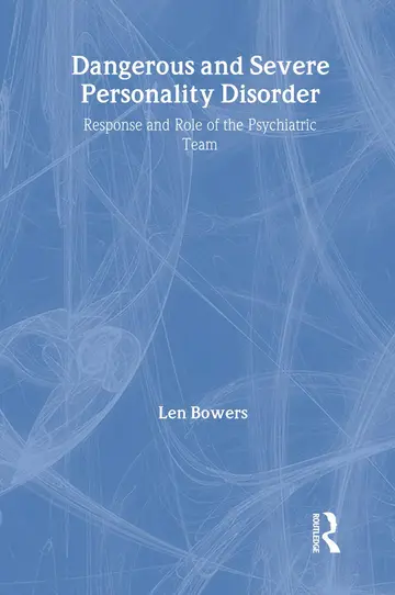 Cover of Dangerous and Severe Personality Disorder