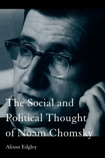 Cover of The Social and Political Thought of Noam Chomsky