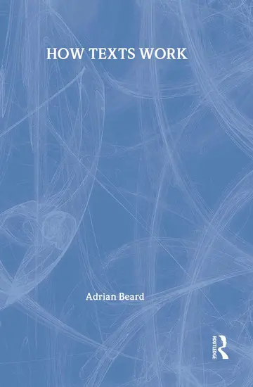 Cover of How Texts Work