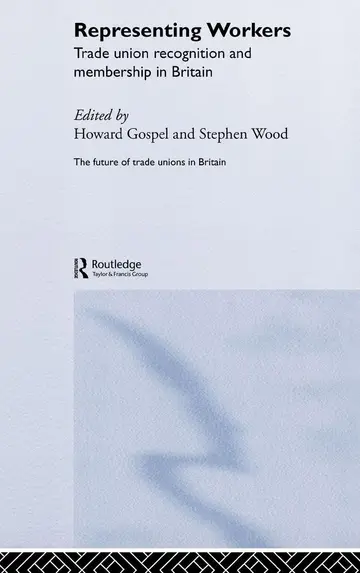 Cover of Representing Workers