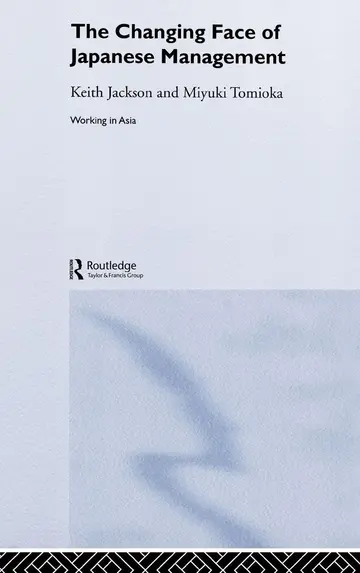 Cover of The Changing Face of Japanese Management