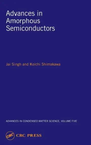 Cover of Advances in Amorphous Semiconductors