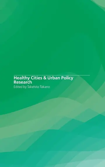 Cover of Healthy Cities and Urban Policy Research