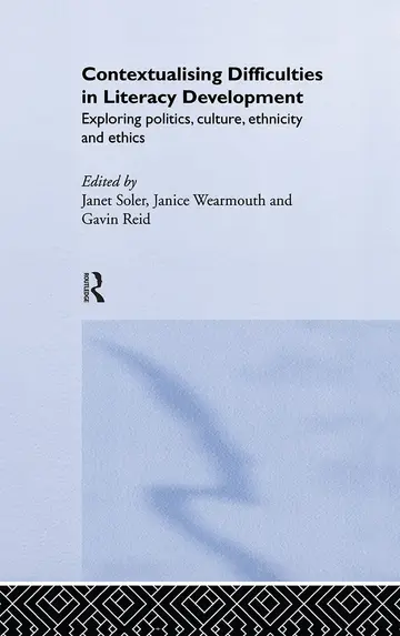 Cover of Contextualising Difficulties in Literacy Development