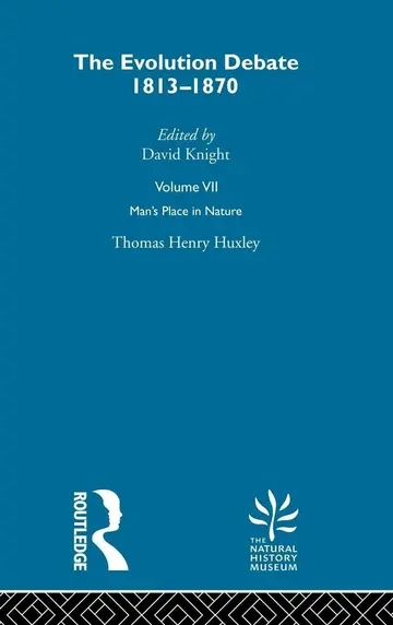 Cover of Man's Place in Nature