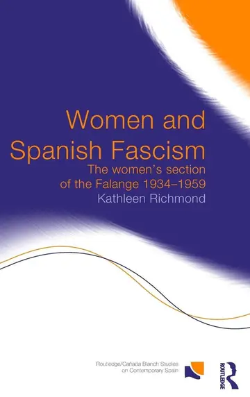 Cover of Women and Spanish Fascism