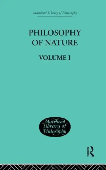 Cover of Hegel's Philosophy of Nature