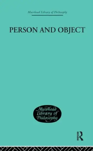 Cover of Person and Object