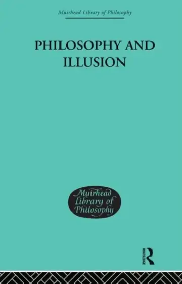 Cover of Philosophy and Illusion