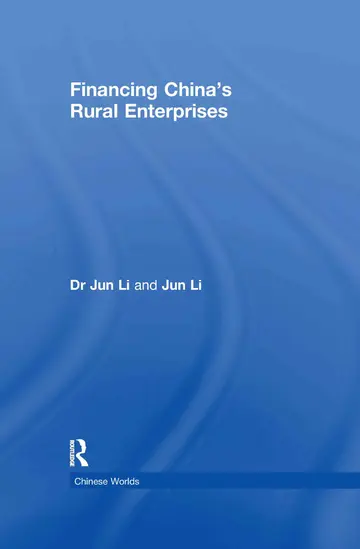 Cover of Financing China's Rural Enterprises