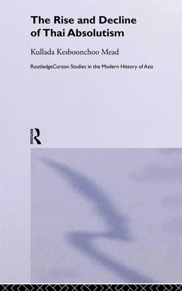 Cover of The Rise and Decline of Thai Absolutism