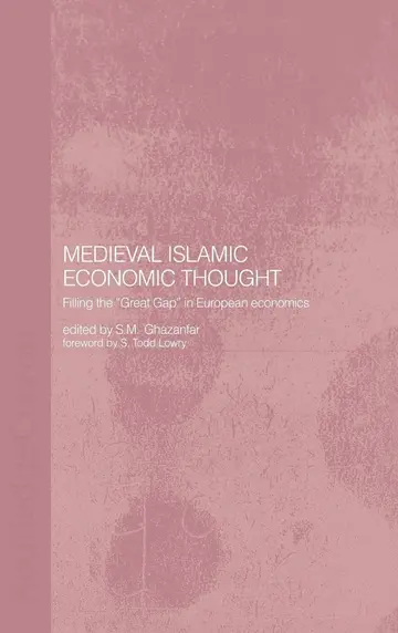 Cover of Medieval Islamic Economic Thought