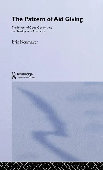 Cover of The Pattern of Aid Giving