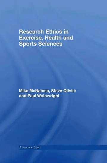 Cover of Research Ethics in Exercise, Health and Sport Sciences