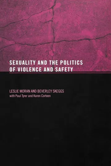 Cover of Sexuality and the Politics of Violence and Safety