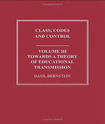 Cover of Basil Bernstein