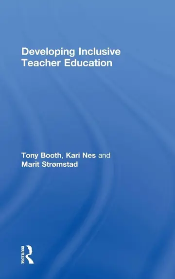 Cover of Developing Inclusion Teacher Education