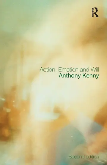 Cover of Action, Emotion and Will