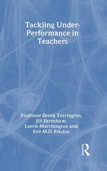 Cover of Tackling Under-performance in Teachers