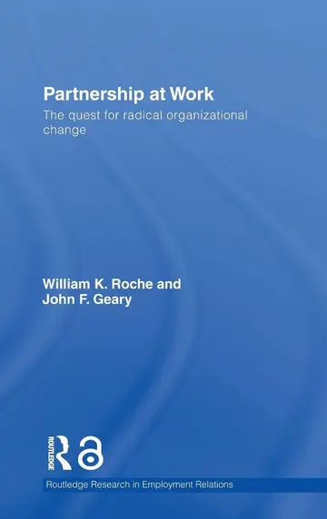 Cover of Partnership at Work