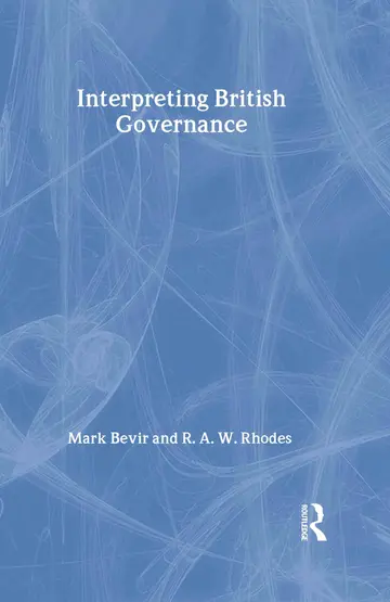 Cover of Interpreting British Governance