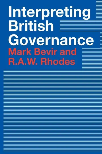 Cover of Interpreting British Governance