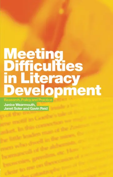 Cover of Meeting Difficulties in Literacy Development