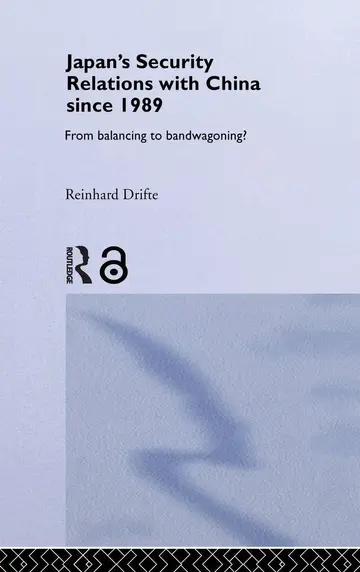 Cover of Japan's Security Relations with China Since 1989