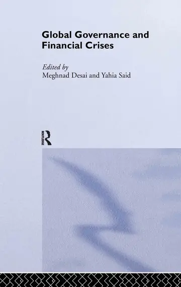 Cover of Global Governance and Financial Crises