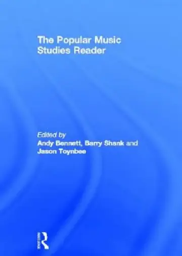 Cover of The Popular Music Studies Reader