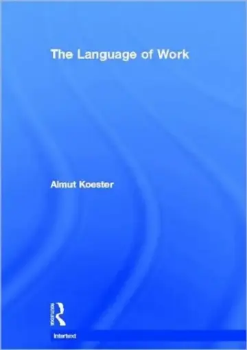 Cover of The Language of Work