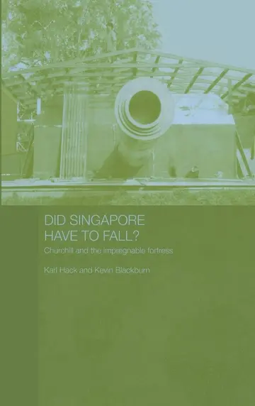 Cover of Did Singapore Have to Fall?