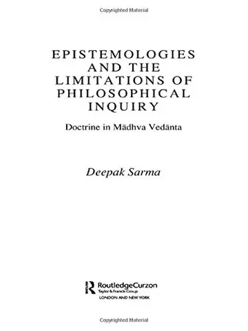 Cover of Epistemologies and the Limitations of Philosophical Inquiry