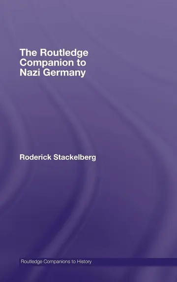 Cover of The Routledge Companion to Nazi Germany