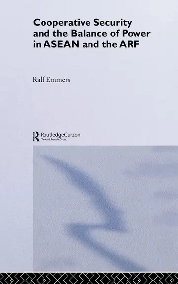Cover of Cooperative Security and the Balance of Power in Asean and the Arf