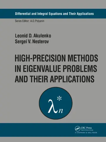 Cover of High-Precision Methods in Eigenvalue Problems and Their Applications