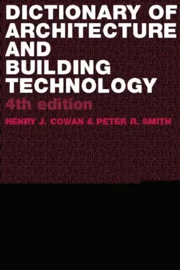 Cover of Dictionary of Architectural and Building Technology