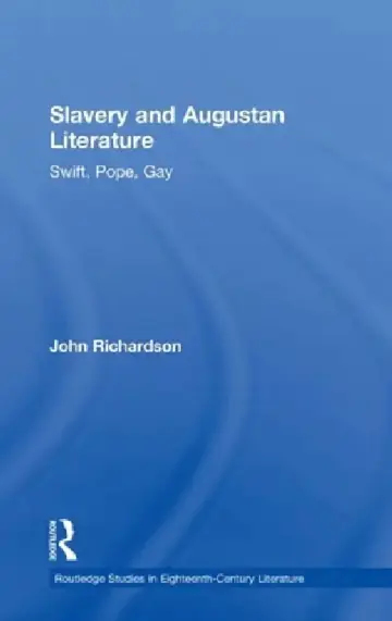 Cover of Slavery and Augustan Literature