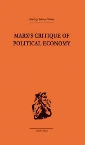 Cover of Marx's Critique of Political Economy