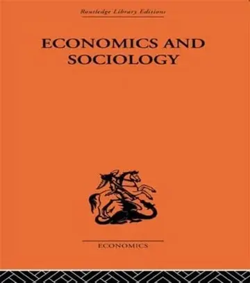 Cover of Economics and Sociology