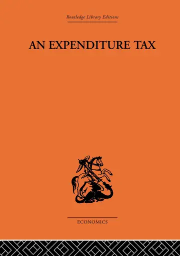 Cover of An Expenditure Tax