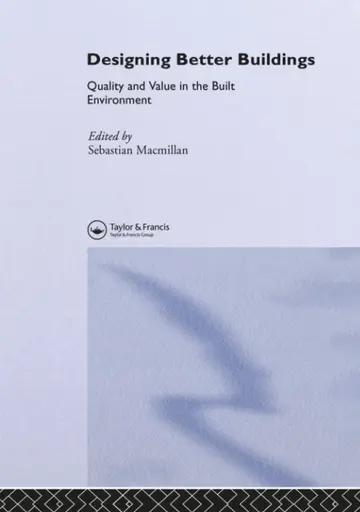 Cover of Designing Better Buildings