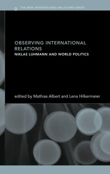Cover of Observing International Relations